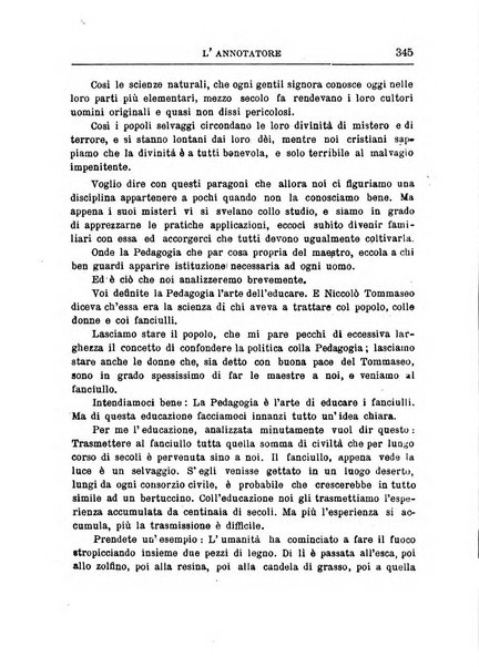 L'annotatore giornale della Società didascalica italiana di Roma