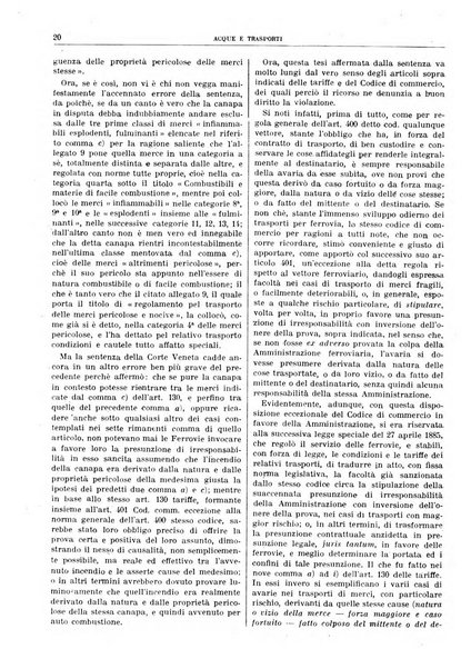 Acque e trasporti rivista mensile di giurisprudenza, dottrina, legislazione ed economia