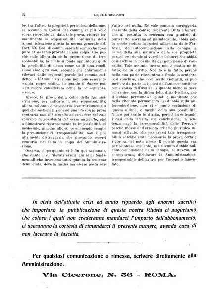 Acque e trasporti rivista mensile di giurisprudenza, dottrina, legislazione ed economia