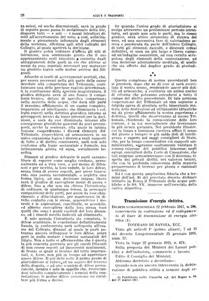 Acque e trasporti rivista mensile di giurisprudenza, dottrina, legislazione ed economia