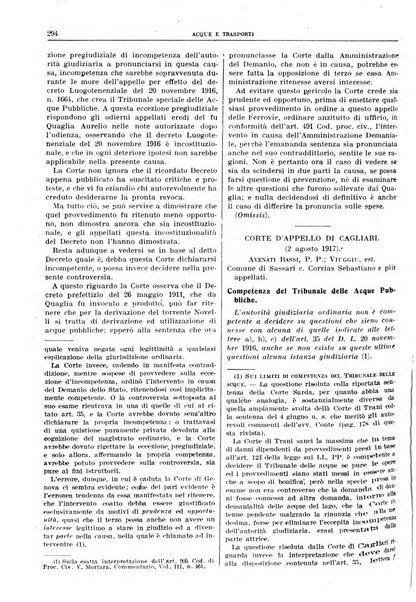 Acque e trasporti rivista mensile di giurisprudenza, dottrina, legislazione ed economia