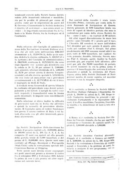 Acque e trasporti rivista mensile di giurisprudenza, dottrina, legislazione ed economia