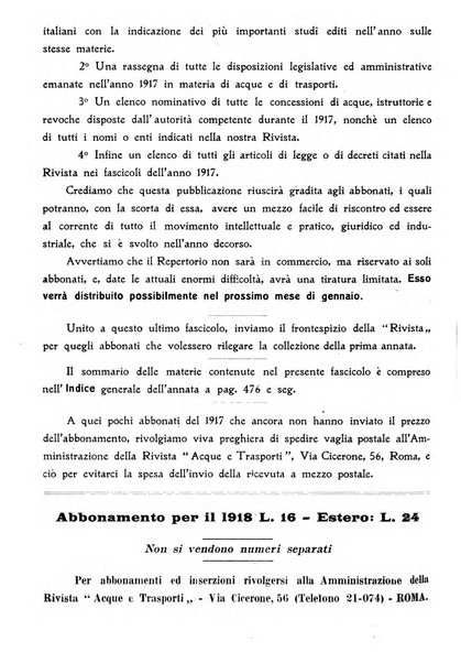 Acque e trasporti rivista mensile di giurisprudenza, dottrina, legislazione ed economia