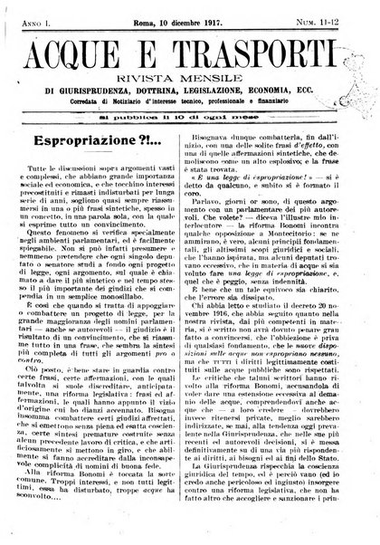 Acque e trasporti rivista mensile di giurisprudenza, dottrina, legislazione ed economia