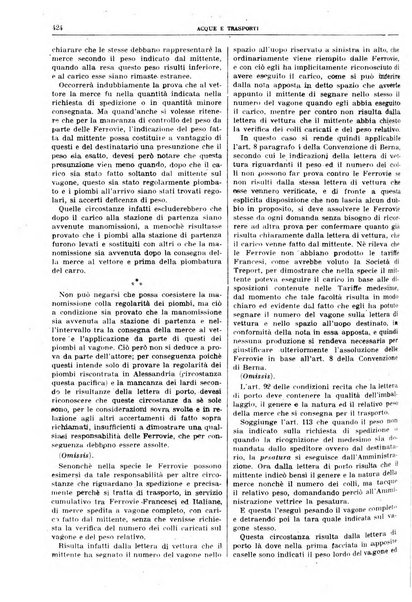 Acque e trasporti rivista mensile di giurisprudenza, dottrina, legislazione ed economia