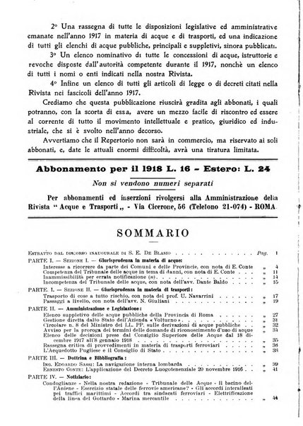 Acque e trasporti rivista mensile di giurisprudenza, dottrina, legislazione ed economia