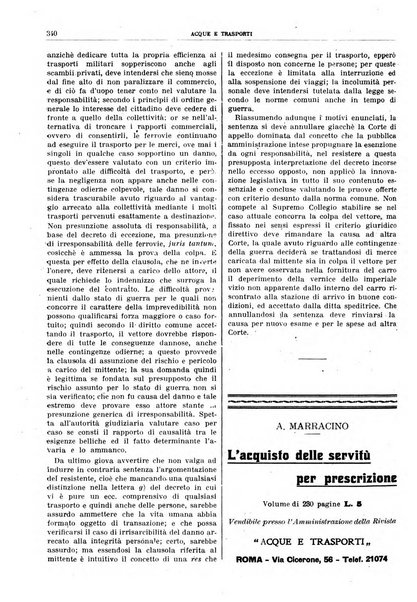 Acque e trasporti rivista mensile di giurisprudenza, dottrina, legislazione ed economia