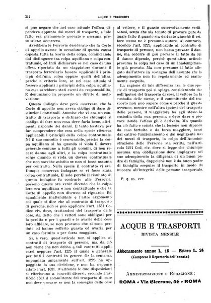 Acque e trasporti rivista mensile di giurisprudenza, dottrina, legislazione ed economia