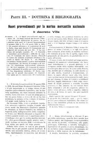 Acque e trasporti rivista mensile di giurisprudenza, dottrina, legislazione ed economia