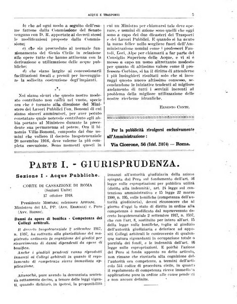 Acque e trasporti rivista mensile di giurisprudenza, dottrina, legislazione ed economia