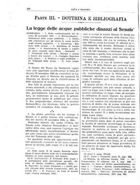 Acque e trasporti rivista mensile di giurisprudenza, dottrina, legislazione ed economia