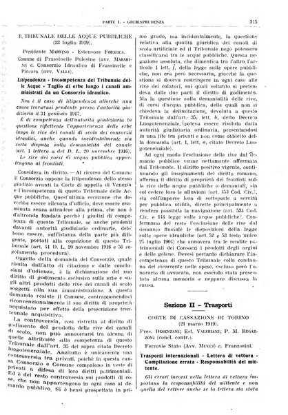 Acque e trasporti rivista mensile di giurisprudenza, dottrina, legislazione ed economia