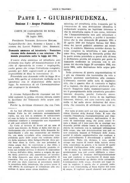 Acque e trasporti rivista mensile di giurisprudenza, dottrina, legislazione ed economia