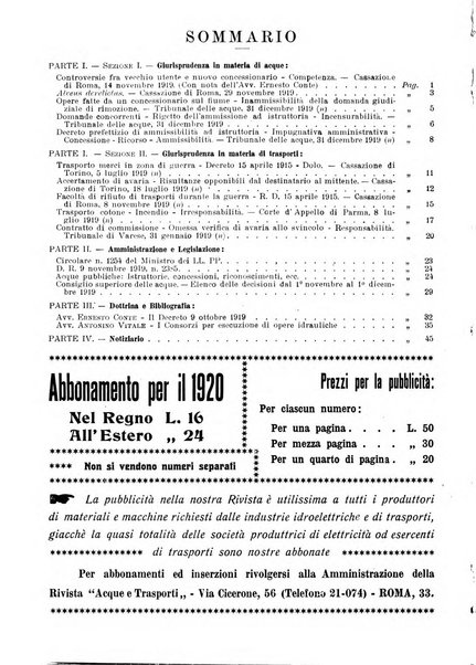 Acque e trasporti rivista mensile di giurisprudenza, dottrina, legislazione ed economia