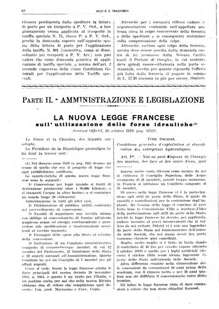 Acque e trasporti rivista mensile di giurisprudenza, dottrina, legislazione ed economia