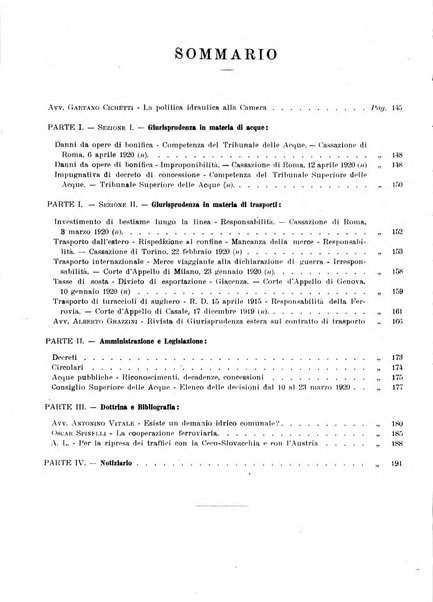 Acque e trasporti rivista mensile di giurisprudenza, dottrina, legislazione ed economia