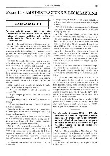 Acque e trasporti rivista mensile di giurisprudenza, dottrina, legislazione ed economia