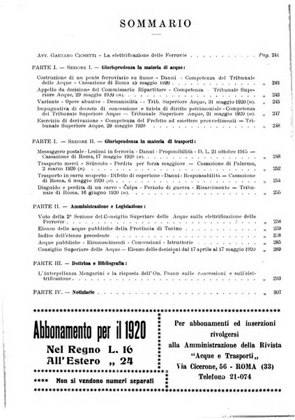 Acque e trasporti rivista mensile di giurisprudenza, dottrina, legislazione ed economia