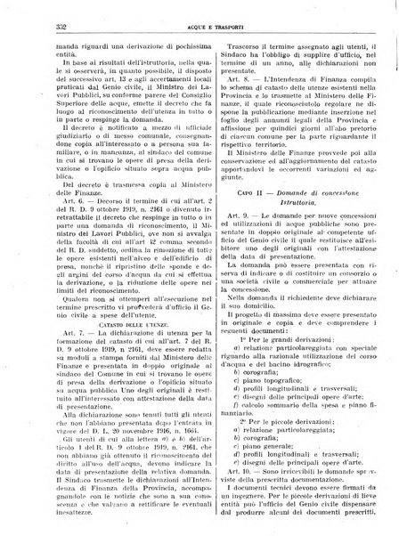 Acque e trasporti rivista mensile di giurisprudenza, dottrina, legislazione ed economia