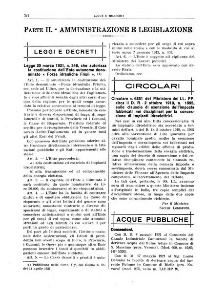 Acque e trasporti rivista mensile di giurisprudenza, dottrina, legislazione ed economia