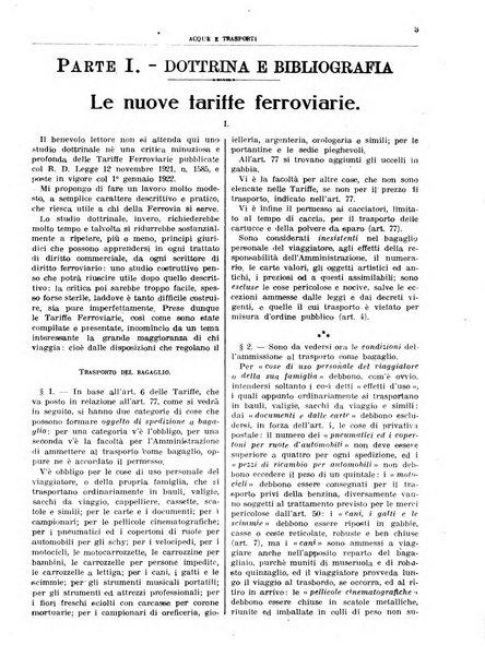 Acque e trasporti rivista mensile di giurisprudenza, dottrina, legislazione ed economia