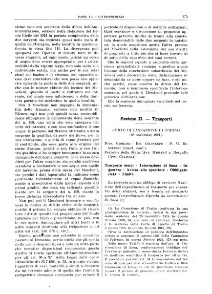 Acque e trasporti rivista mensile di giurisprudenza, dottrina, legislazione ed economia