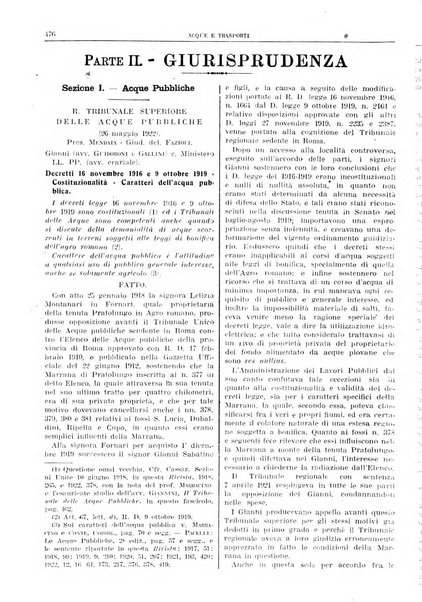 Acque e trasporti rivista mensile di giurisprudenza, dottrina, legislazione ed economia