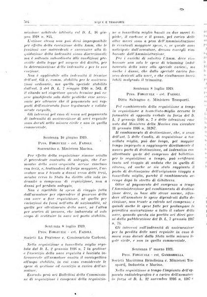 Acque e trasporti rivista mensile di giurisprudenza, dottrina, legislazione ed economia