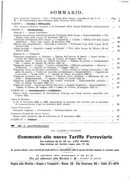 Acque e trasporti rivista mensile di giurisprudenza, dottrina, legislazione ed economia