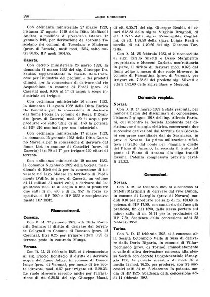 Acque e trasporti rivista mensile di giurisprudenza, dottrina, legislazione ed economia