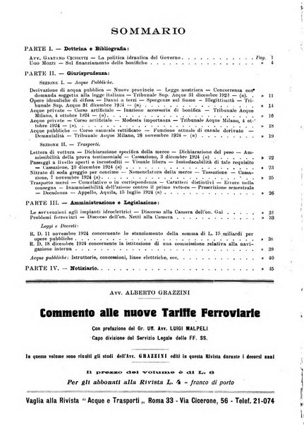 Acque e trasporti rivista mensile di giurisprudenza, dottrina, legislazione ed economia