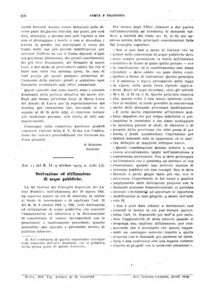 Acque e trasporti rivista mensile di giurisprudenza, dottrina, legislazione ed economia