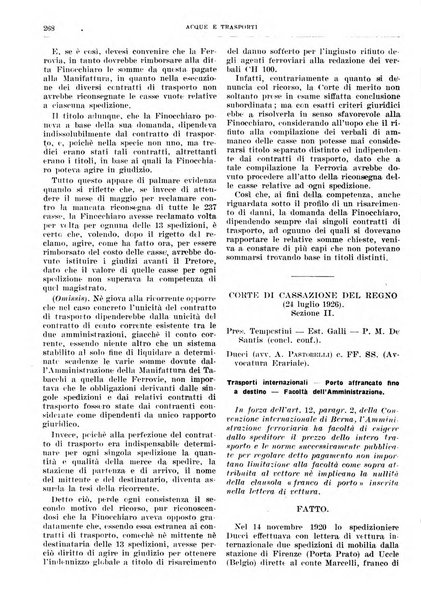 Acque e trasporti rivista mensile di giurisprudenza, dottrina, legislazione ed economia