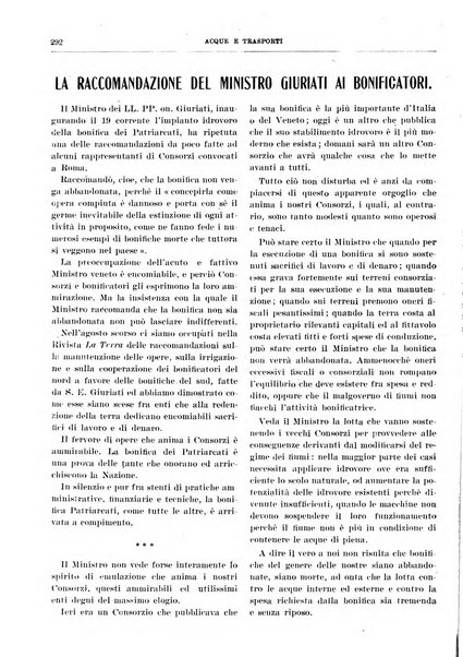 Acque e trasporti rivista mensile di giurisprudenza, dottrina, legislazione ed economia