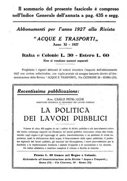 Acque e trasporti rivista mensile di giurisprudenza, dottrina, legislazione ed economia