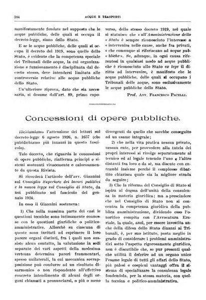 Acque e trasporti rivista mensile di giurisprudenza, dottrina, legislazione ed economia