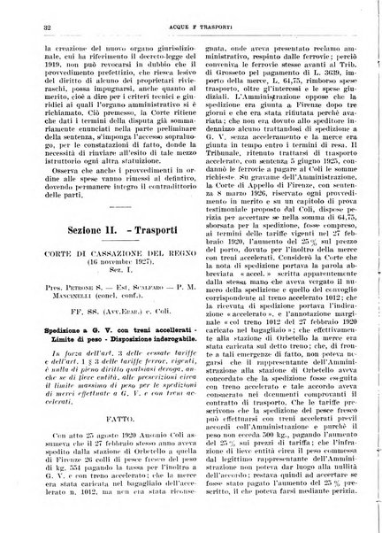 Acque e trasporti rivista mensile di giurisprudenza, dottrina, legislazione ed economia