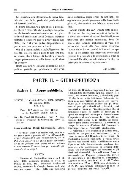 Acque e trasporti rivista mensile di giurisprudenza, dottrina, legislazione ed economia