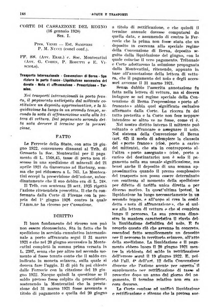 Acque e trasporti rivista mensile di giurisprudenza, dottrina, legislazione ed economia