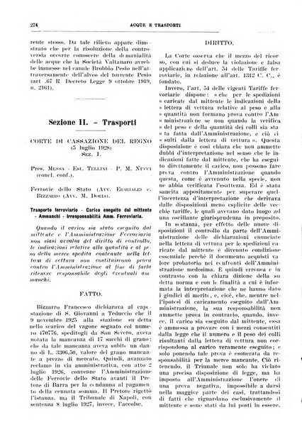 Acque e trasporti rivista mensile di giurisprudenza, dottrina, legislazione ed economia