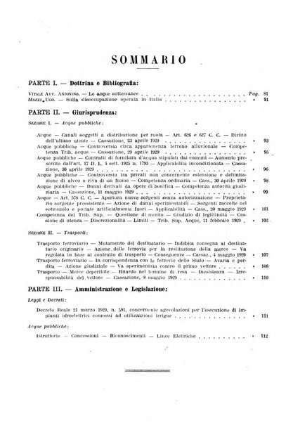 Acque e trasporti rivista mensile di giurisprudenza, dottrina, legislazione ed economia