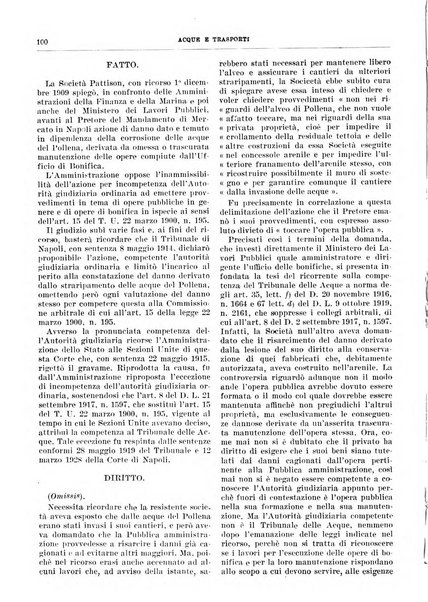 Acque e trasporti rivista mensile di giurisprudenza, dottrina, legislazione ed economia