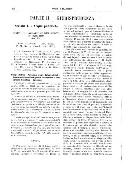 Acque e trasporti rivista mensile di giurisprudenza, dottrina, legislazione ed economia