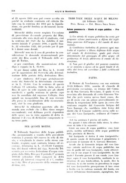 Acque e trasporti rivista mensile di giurisprudenza, dottrina, legislazione ed economia