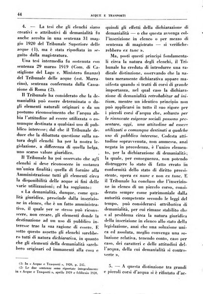 Acque e trasporti rivista mensile di giurisprudenza, dottrina, legislazione ed economia