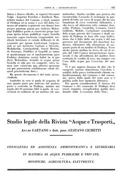 Acque e trasporti rivista mensile di giurisprudenza, dottrina, legislazione ed economia