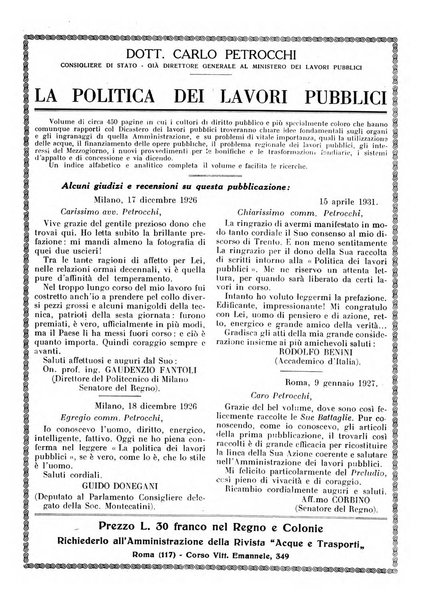 Acque e trasporti rivista mensile di giurisprudenza, dottrina, legislazione ed economia