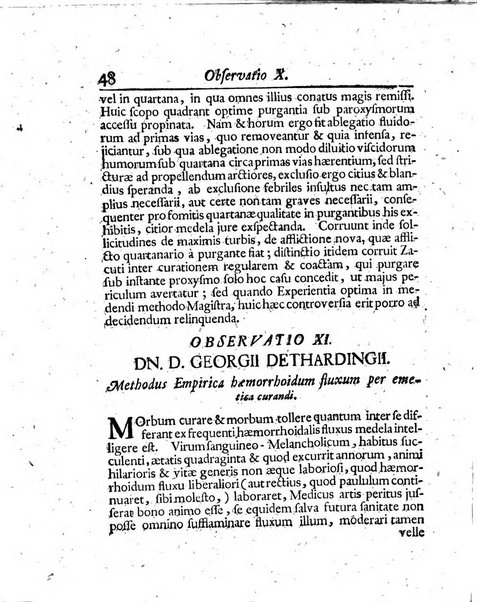 Acta physico-medica Academiae caesareae leopoldino-carolinae naturae curiosorum exhibentia ephemerides sive oservationes historias et experimenta a celeberrimis Germaniae et exterarum regionum viris habita et communicata..