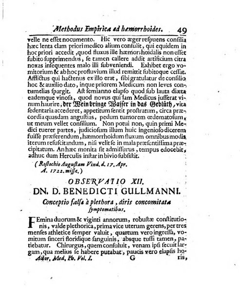 Acta physico-medica Academiae caesareae leopoldino-carolinae naturae curiosorum exhibentia ephemerides sive oservationes historias et experimenta a celeberrimis Germaniae et exterarum regionum viris habita et communicata..