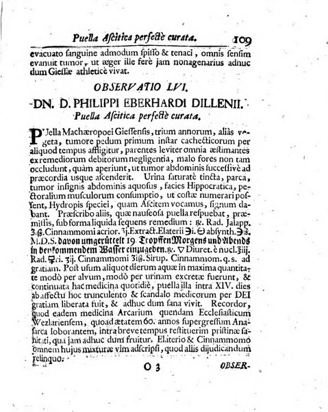 Acta physico-medica Academiae caesareae leopoldino-carolinae naturae curiosorum exhibentia ephemerides sive oservationes historias et experimenta a celeberrimis Germaniae et exterarum regionum viris habita et communicata..